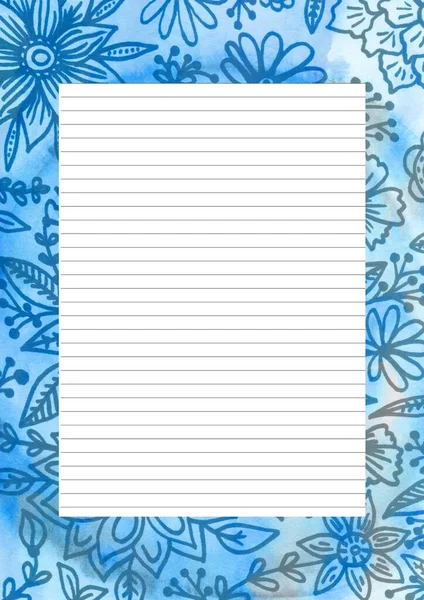 Paper Sheet Design Empty Page Text Message Writing Paper Scrapbook — Stock fotografie