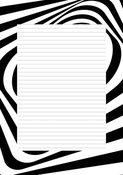 Paper Sheet Design Empty Page Text Message Writing Paper Scrapbook — Zdjęcie stockowe