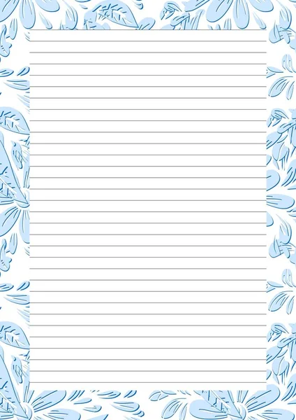 Paper Sheet Design Empty Page Text Message Writing Paper Scrapbook — Stockfoto