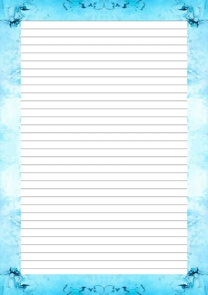 Paper Sheet Design Empty Page Text Message Writing Paper Scrapbook — 图库照片