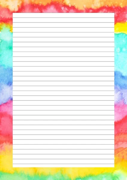 Paper Sheet Design Empty Page Text Message Writing Paper Scrapbook — Photo