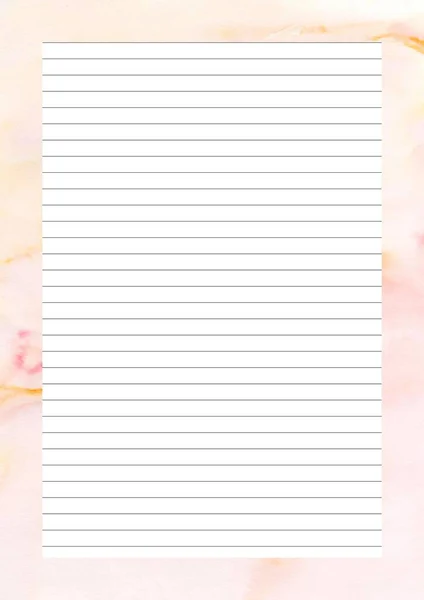 Paper Sheet Design Empty Page Text Message Writing Paper Scrapbook — Stock fotografie