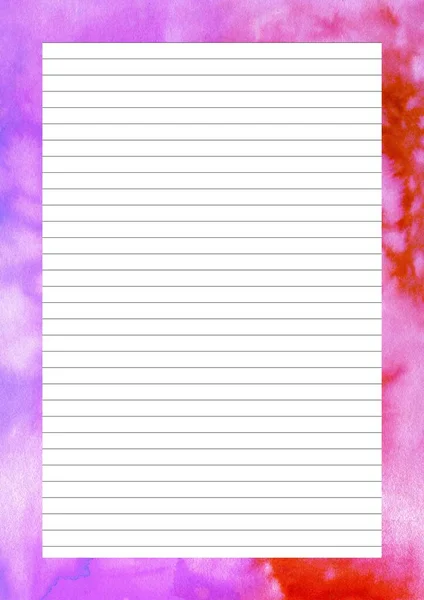Paper Sheet Design Empty Page Text Message Writing Paper Scrapbook — Zdjęcie stockowe
