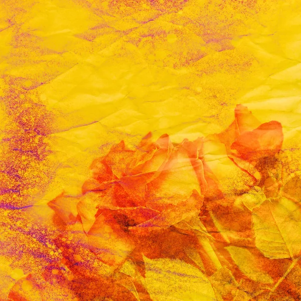 Bright Orange Yellow Abstract Background Texture Copy Space — ストック写真