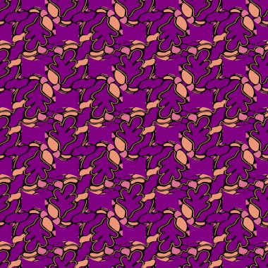 Soyut, kusursuz karalama kalıbı. Dekoratif vektör dokusu. 