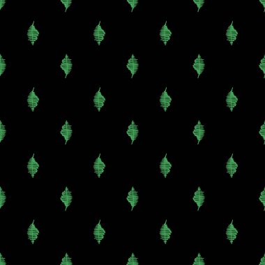 Kusursuz bitkisel şablon. Vektör çizimi. Minimalist stil. 