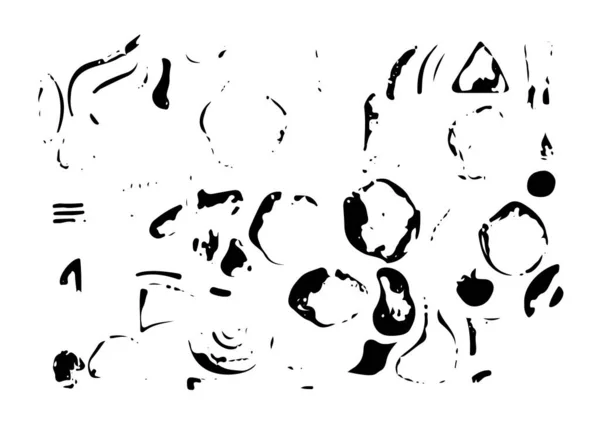 Set Abstract Stains Blots — Διανυσματικό Αρχείο