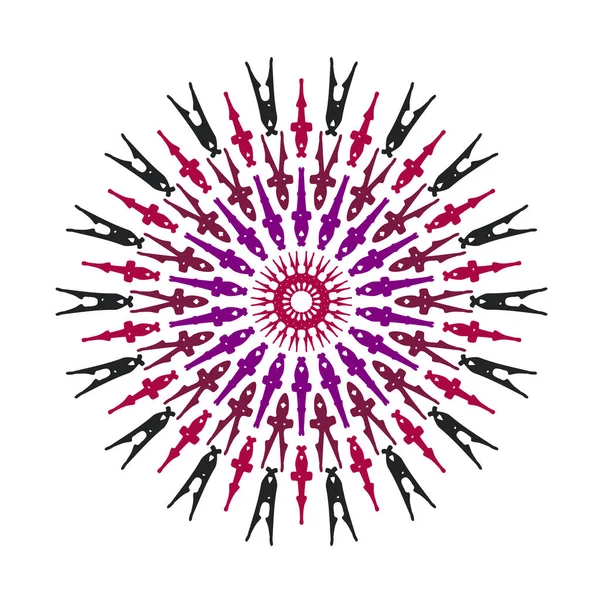 Abstract Pattern Mandala Elegant Vector Background — Διανυσματικό Αρχείο