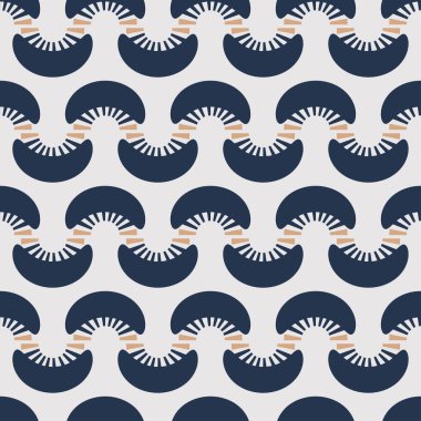 Modern seamless ornamental pattern for wallpaper, scrapbook, paper, fabric, textile, prints. Vector background for surface design.