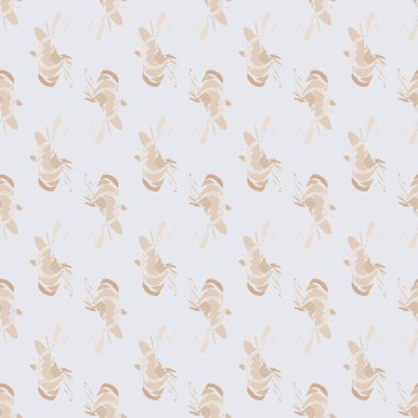 Modern seamless ornamental pattern for wallpaper, scrapbook, paper, fabric, textile, and prints. Vector background for surface design.