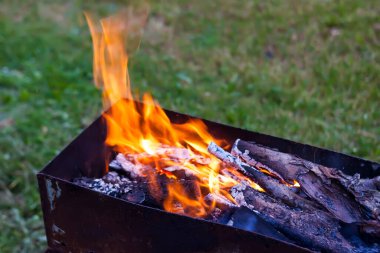 Brezilya 'da alev alev yanan bir ateş