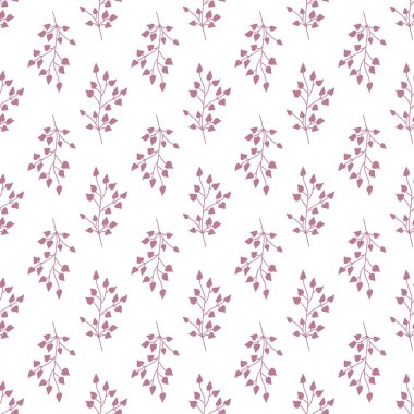 Kusursuz dekoratif çiçek deseni. Duvar kağıdı, web, hatıra defteri, ambalaj kağıdı, dijital tasarım için tekrarlanan modern arkaplan. Vektör illüstrasyonu.