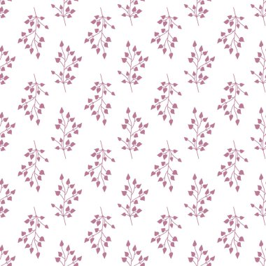 Kusursuz dekoratif çiçek deseni. Duvar kağıdı, web, hatıra defteri, ambalaj kağıdı, dijital tasarım için tekrarlanan modern arkaplan. Vektör illüstrasyonu.