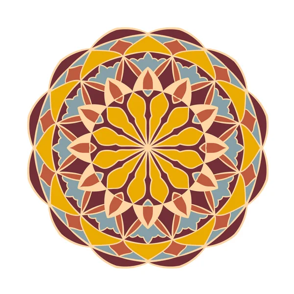 Absztrakt Mandala Minta Vektor Illusztráció Fényes Dísz Grafikai Tervezési Elem — Stock Vector