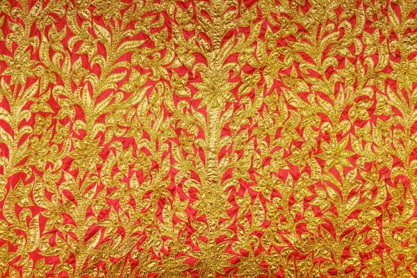 Altın işlemeli geleneksel Jambi Düğün Sahnesi motifi