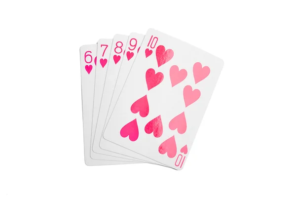 Pokerkombination — Stockfoto