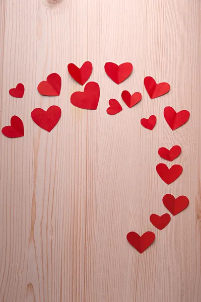 Achtergrond van hart voor Valentijnsdag — Stockfoto
