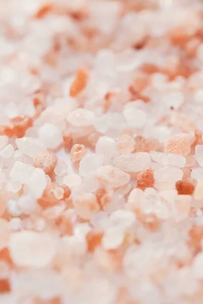 Pink Himalayan Salt Close Background — Stockfoto