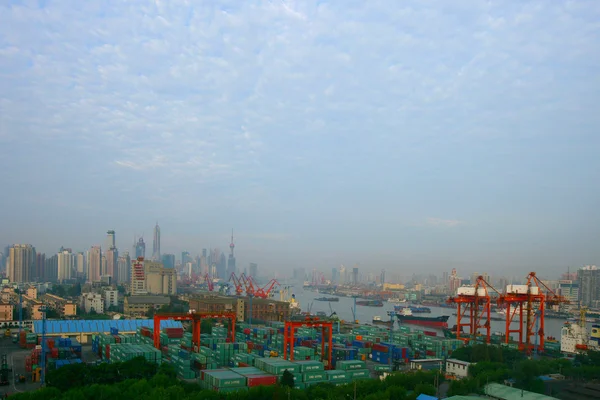 Cais leste Baía de Xangai — Fotografia de Stock