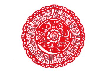 Çin kağıt kesme - 18 farklı nimet