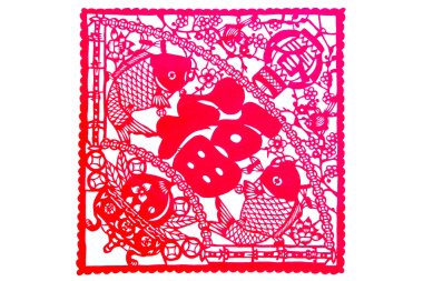 Çin kağıt kesme - dalış chunfu