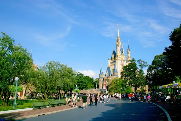 Tokyo Disneyland "Cinderella City of" Main building — Stock Photo, Image