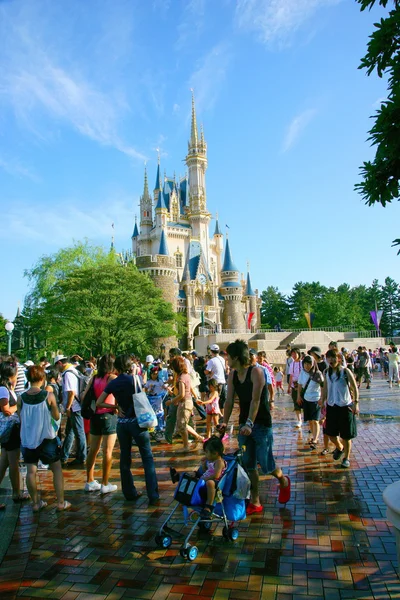 Tokyo Disneyland "Cinderela Cidade de" Edifício principal — Fotografia de Stock