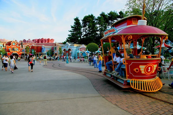 Tokyo Disneyland a Toontown tram rock — Foto Stock