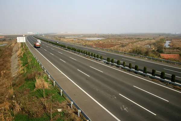 Wuhan city ring motortrafikled — Stockfoto