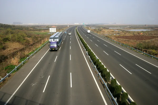 Wuhan city ring motortrafikled — Stockfoto