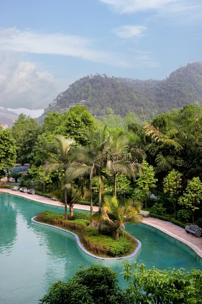 Chongqing öst hot springs spa himmelska — Stockfoto