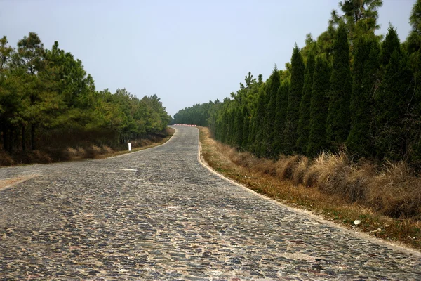 Anhui Dingyuan Belga percorso in pietra strada auto Proving Ground — Foto Stock