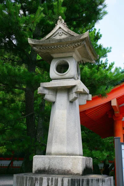 Japan's historical and cultural heritage (Kyoto) Heian Shrine Spire lights — Stock Photo, Image