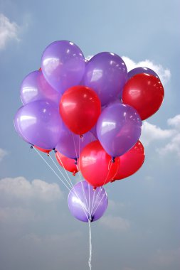 Colorful balloons clipart
