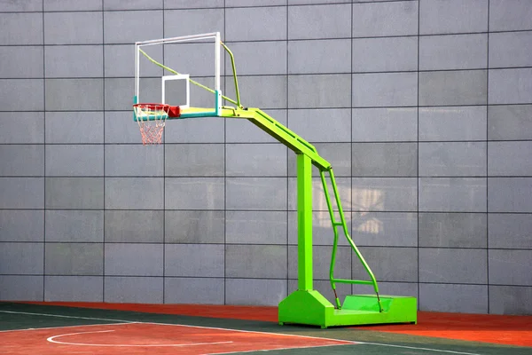 Bishan County North Elementary School basketball court — Stock Photo, Image