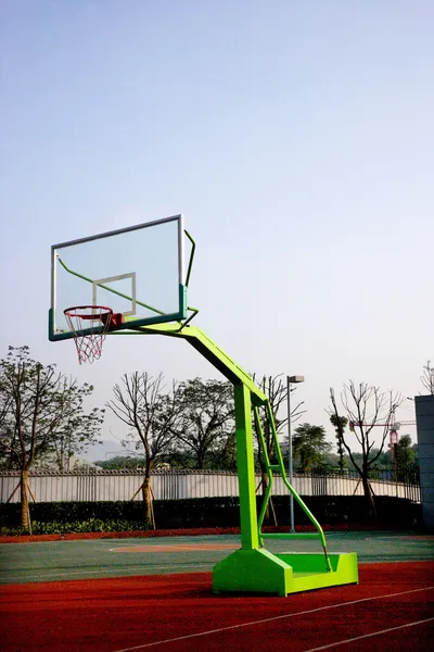 Boisko do koszykówki szkoły powiatu północnej Bishan — Zdjęcie stockowe