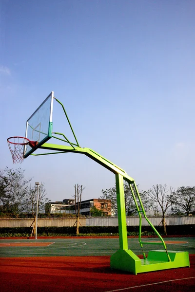 Condado de Bishan Escuela Primaria Norte cancha de baloncesto —  Fotos de Stock