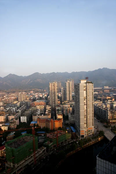 Vista aérea del Condado de Bishan de Chongqing — Foto de Stock