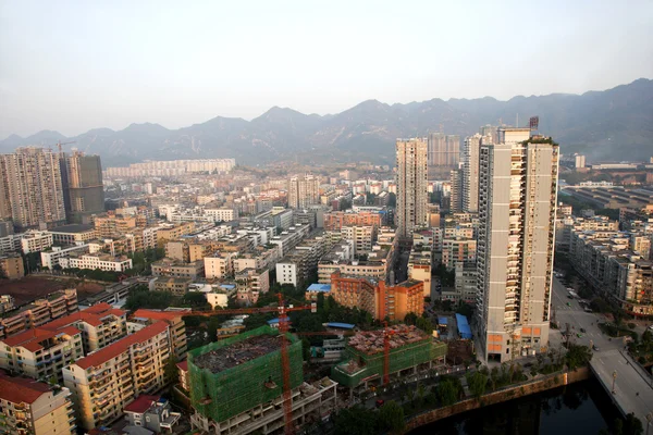 Luftaufnahme der Provinz Chongqing — Stockfoto