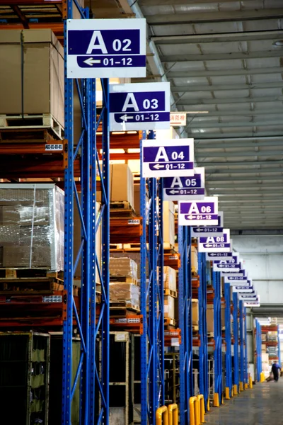 Armazém de peças de automóvel da logística de Chongqing Minsheng — Fotografia de Stock