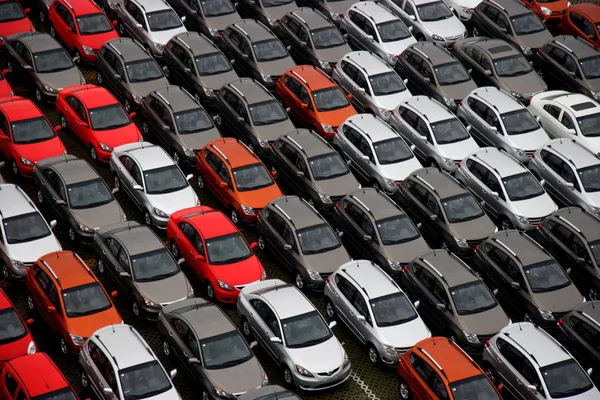 Chongqing changan empresa automobilística changan minsheng logística armazenamento campo — Fotografia de Stock