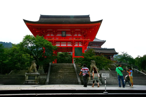 Seznam světového dědictví---brána chrámu kiyomizu Japonsko — Stock fotografie