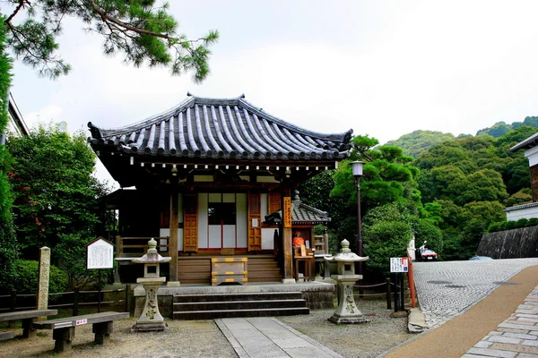 Seznam světového dědictví---Japonsko kiyomizu chrámu zenko-ji temple — Stock fotografie