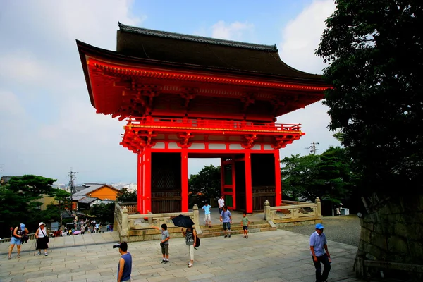 Światowe dziedzictwo---Japonia kiyomizu Rozciągacz brama — Zdjęcie stockowe