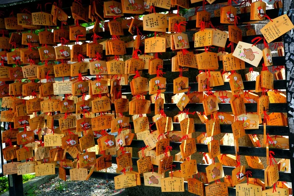 世界遺産---カードを希望バー日本清水寺 — ストック写真