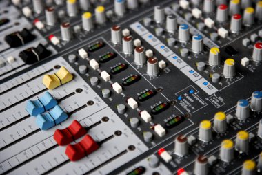 ses denetimi Mikser yakın çekim