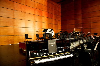 Chongqing grand theatre Şangay Filarmoni Orkestrası aletleri