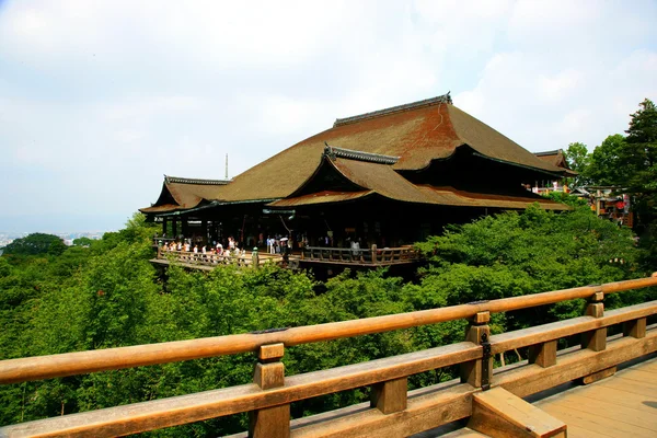 Seznam světového dědictví---Japonsko kiyomizu chrámu "shimizu fáze" — Stock fotografie