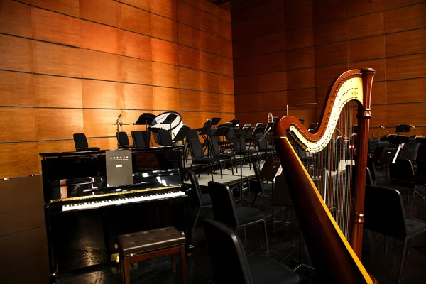 Chongqing grand theatre shanghai filharmoniska orkester instrument — Stockfoto