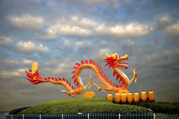 ドラゴンの中国の伝統的な絵画 — ストック写真